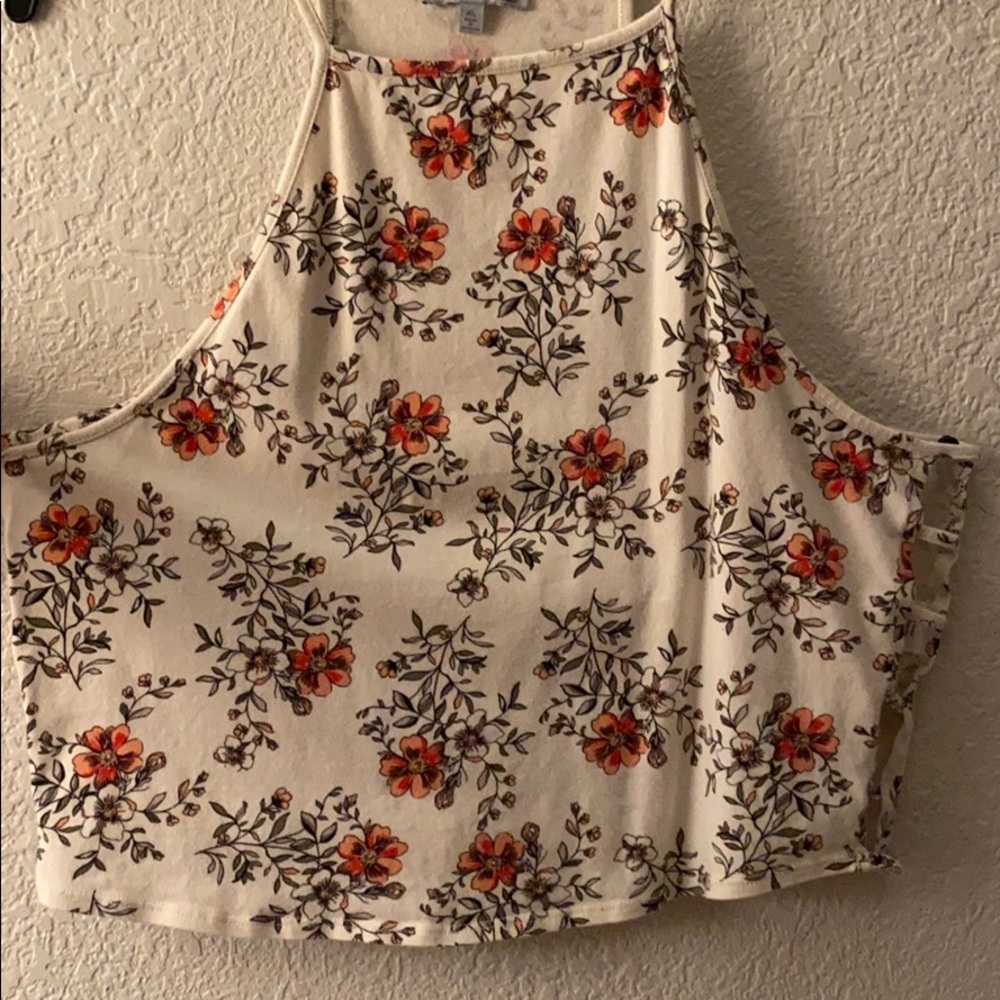 floral halter top